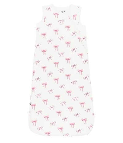 Kyte BABY Baby Girls Bamboo Bow Print Sleep Bag 1.0