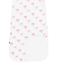 Kyte BABY Baby Girls Bamboo Bow Print Sleep Bag 1.0