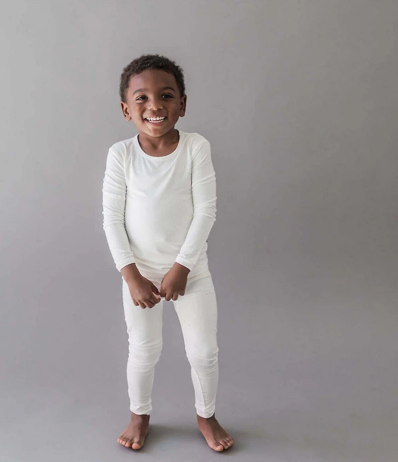Kyte BABY Little Kids Bamboo Long Sleeve Top & Pajama Pants Set