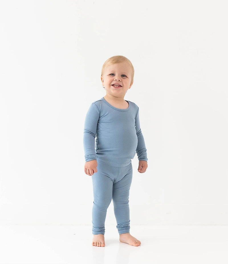 Kyte BABY Little Kids Bamboo Long Sleeve Top & Pajama Pants Set