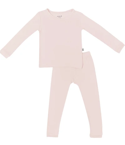 Kyte BABY Little Kids Bamboo Long Sleeve Top & Pajama Pants Set