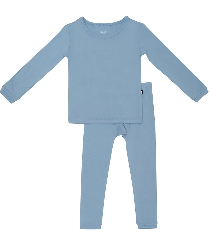 Kyte BABY Little Kids Bamboo Long Sleeve Top & Pajama Pants Set