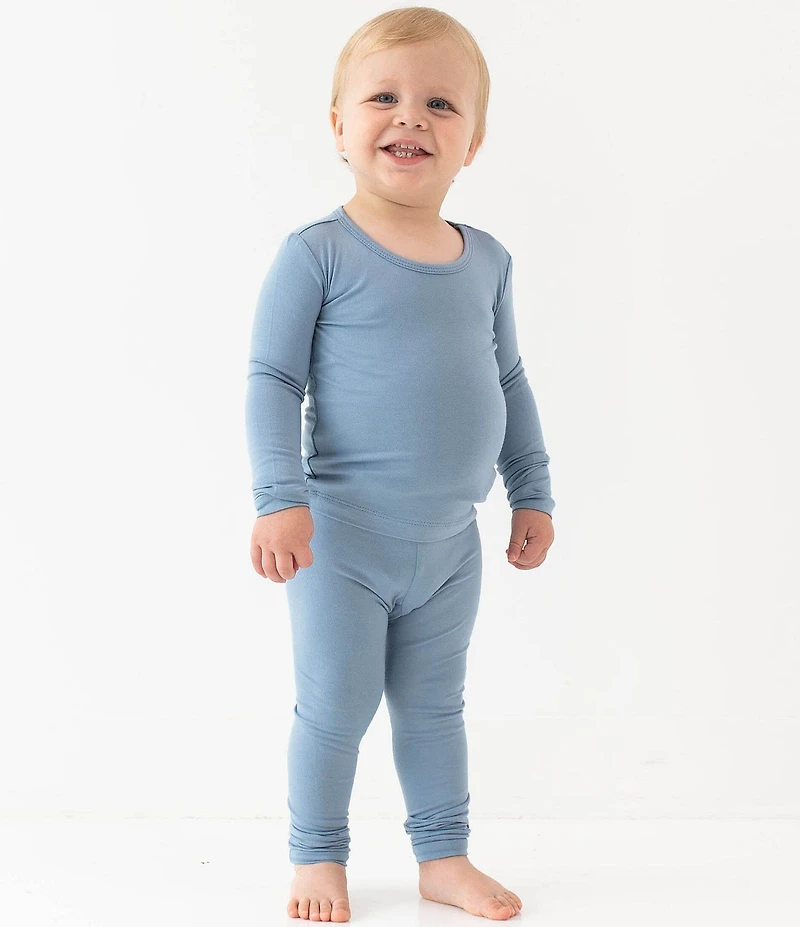 Kyte BABY Little Kids Bamboo Long Sleeve Top & Pajama Pants Set