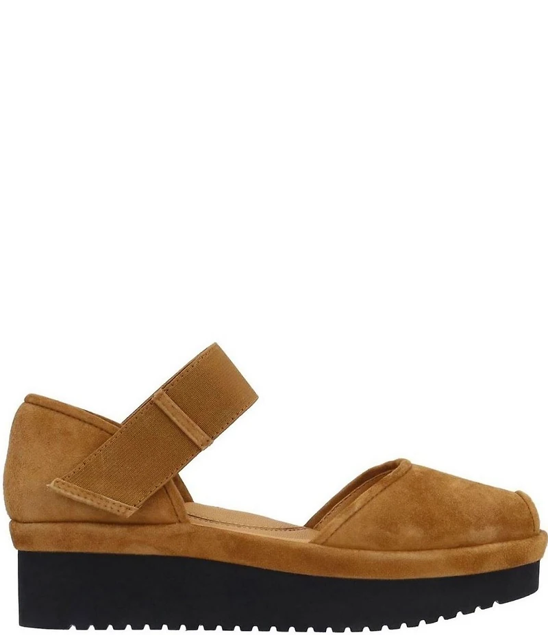 L'Amour Des Pieds Amadour Suede Platform Sandals