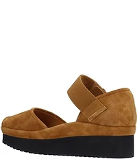 L'Amour Des Pieds Amadour Suede Platform Sandals