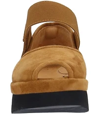 L'Amour Des Pieds Amadour Suede Platform Sandals