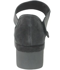 L'Amour Des Pieds Amadour Suede Platform Sandals