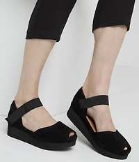 L'Amour Des Pieds Amadour Suede Platform Sandals