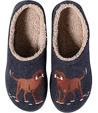 L..L. Bean Men's Daybreak Dog Motif Slippers