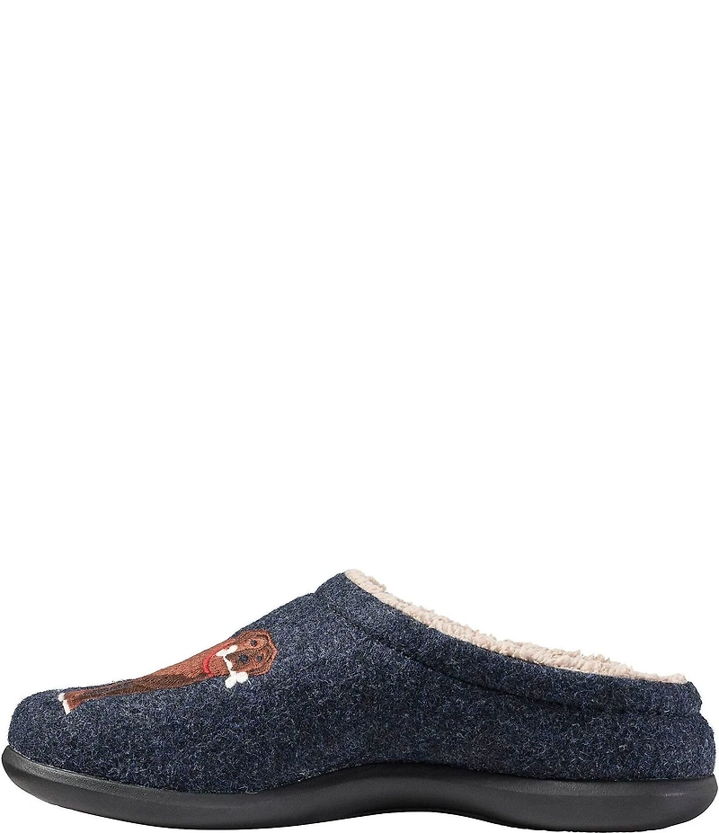 L..L. Bean Men's Daybreak Dog Motif Slippers