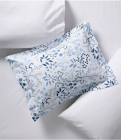 L.L. Bean 280-Thread-Count Pima Floral Print Cotton Percale Sham