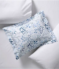 L.L. Bean 280-Thread-Count Pima Floral Print Cotton Percale Sham
