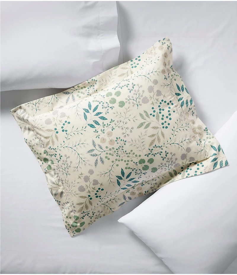 L.L. Bean 280-Thread-Count Pima Floral Print Cotton Percale Sham