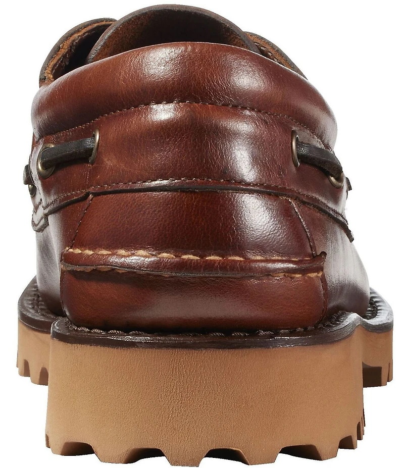 L.L.Bean Men's Allagash Leather Handsewn 3-Eye Boat Shoes