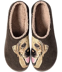 L.L.Bean Men's Daybreak Dog Motif Slippers