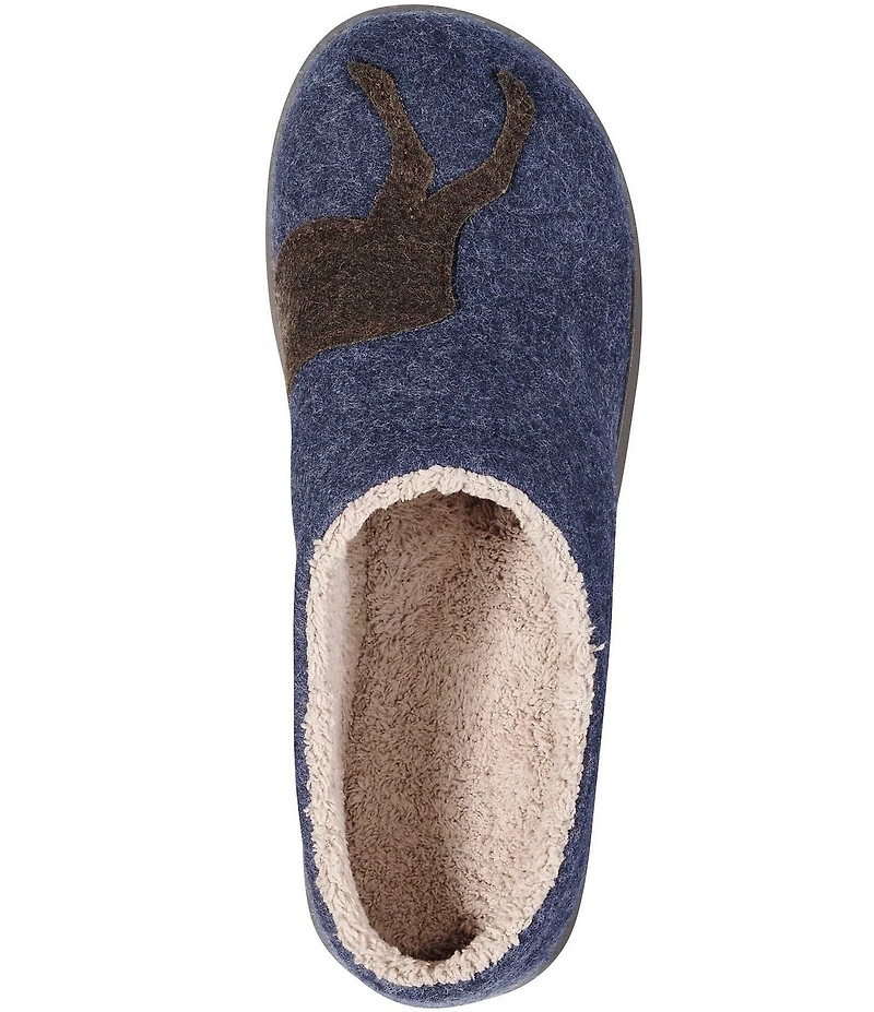 L.L.Bean Men's Daybreak Moose Motif Slippers