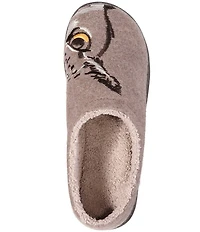 L.L.Bean Men's Daybreak Owl Motif Slippers