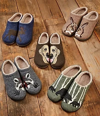 L.L.Bean Men's Daybreak Owl Motif Slippers