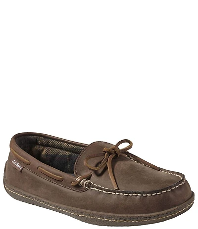 L.L.Bean Men's Handsewn Leather Slippers