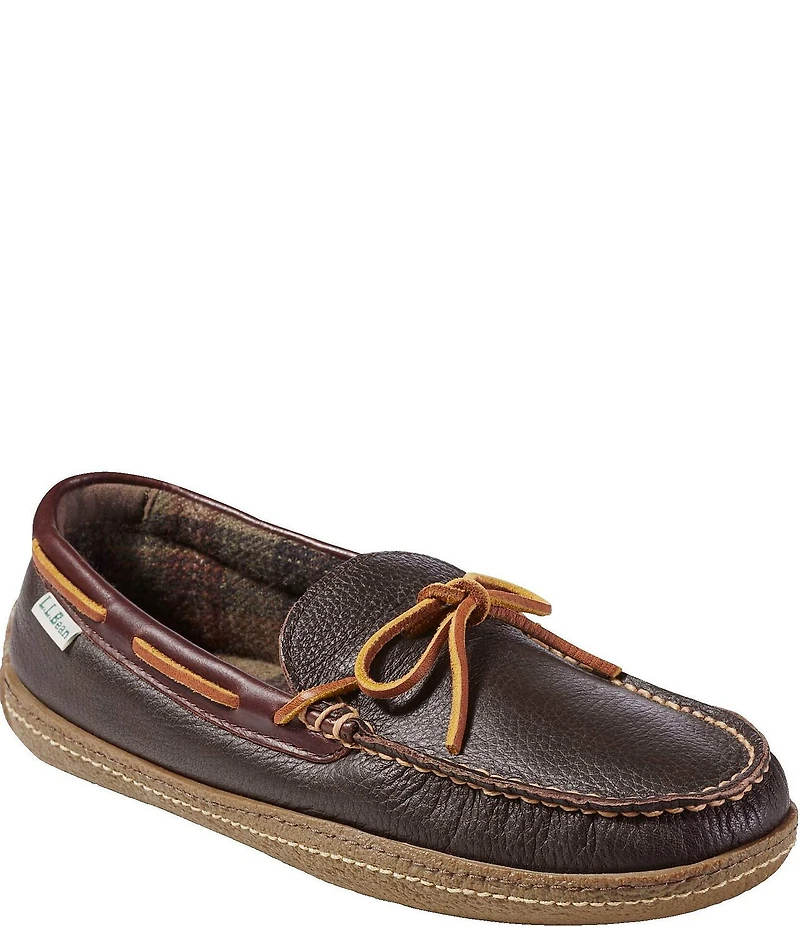 L.L.Bean Men's Handsewn Leather Slippers