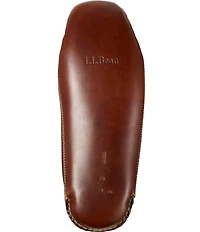 L.L. Bean Men's Leather Double Sole Shearling Lined Slippers