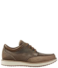 L.L.Bean Men's Stonington Water-Resistant Leather Moc Toe Sneakers