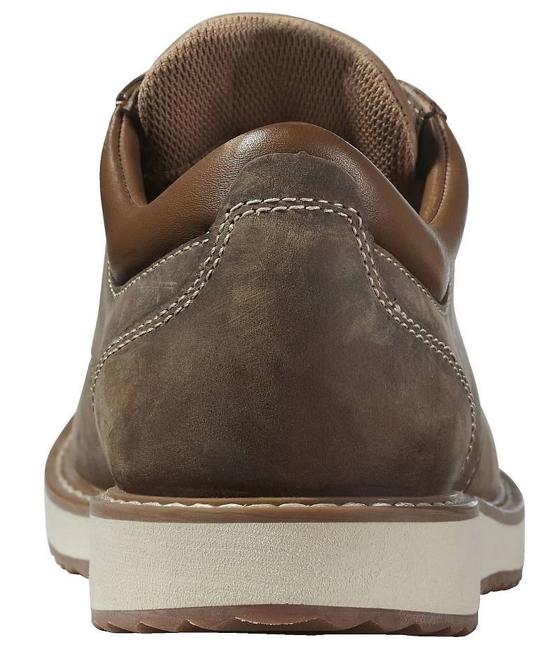L.L.Bean Men's Stonington Water-Resistant Leather Moc Toe Sneakers