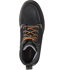 L.L.Bean Men's Stonington Leather Moc Toe Boots