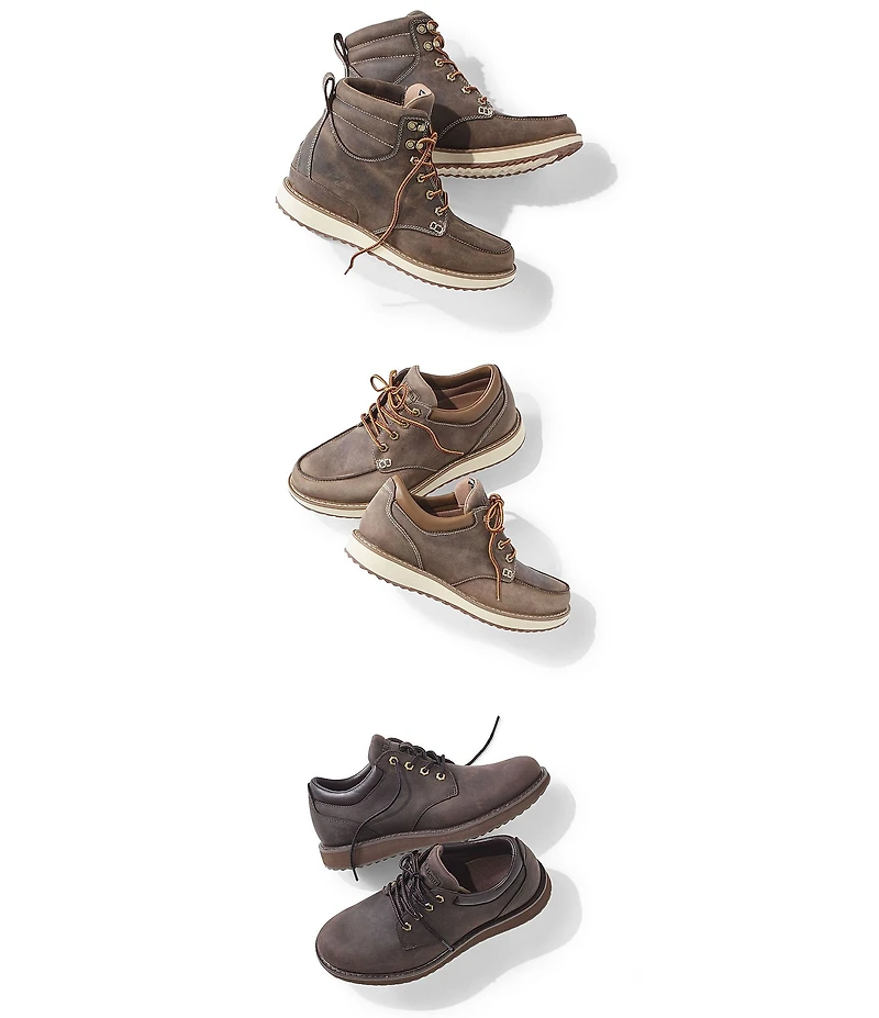 L.L.Bean Men's Stonington Leather Moc Toe Boots