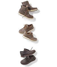 L.L.Bean Men's Stonington Leather Moc Toe Boots