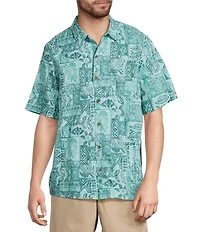 L.L. Bean Tropics Short Sleeve Woven Shirt