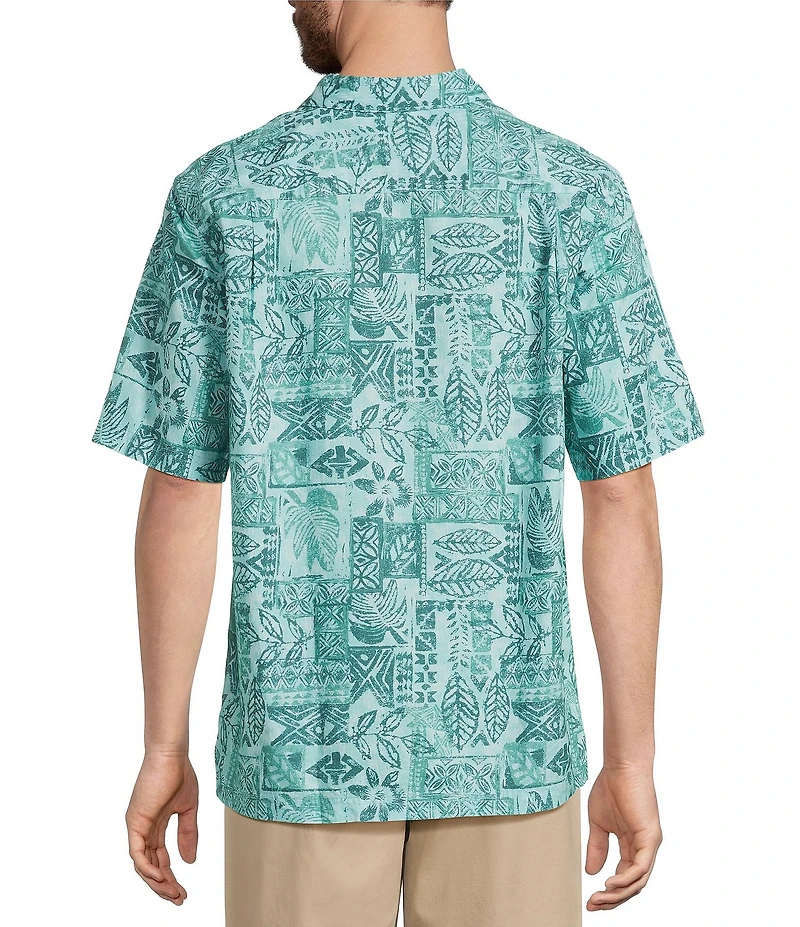 L.L. Bean Tropics Short Sleeve Woven Shirt