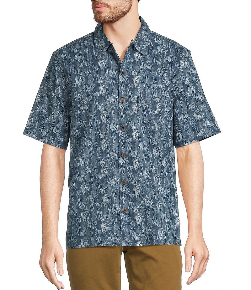L.L.Bean Tropics Short Sleeve Woven Shirt
