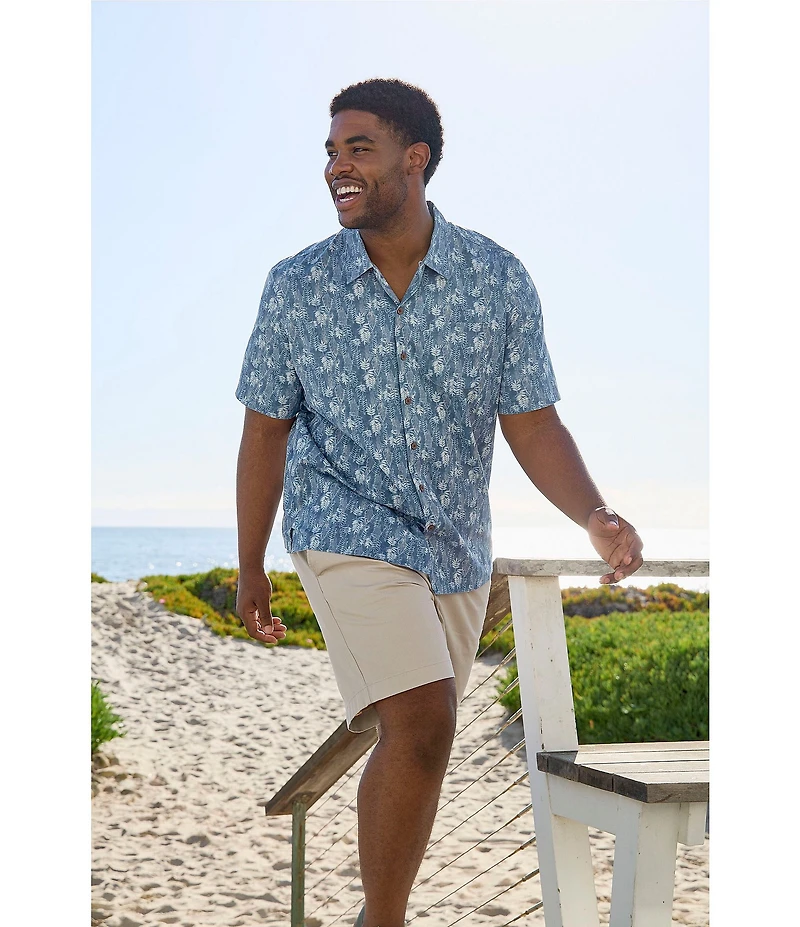 L.L.Bean Tropics Short Sleeve Woven Shirt