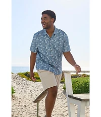L.L.Bean Tropics Short Sleeve Woven Shirt