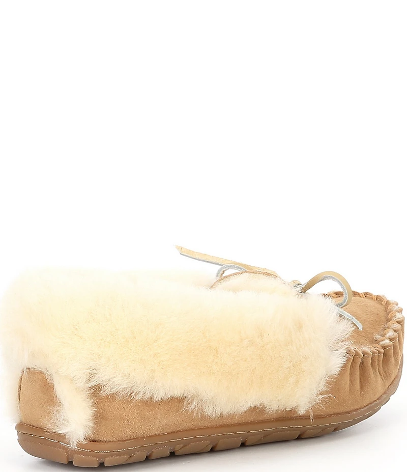 L.L.Bean Wicked Good Shearling Moccasin Slippers