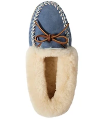 L.L.Bean Wicked Good Shearling Moccasin Slippers