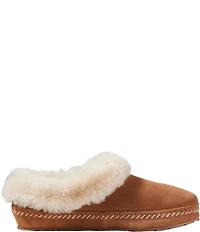 L.L.Bean Wicked Good Shearling Squam Lake Slippers