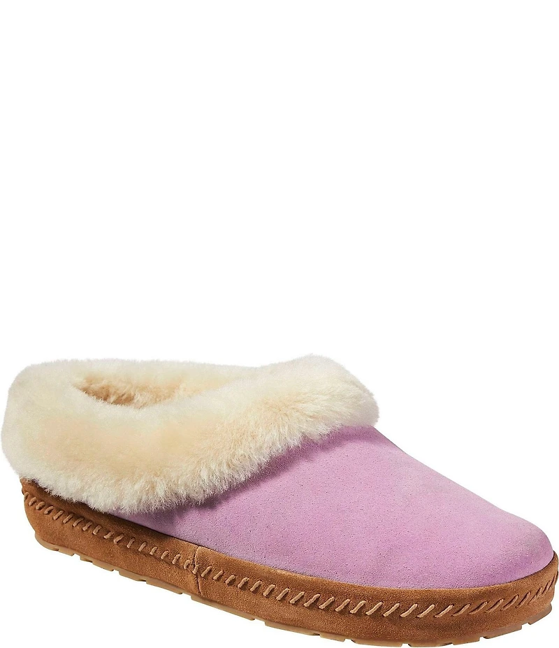 L.L.Bean Wicked Good Shearling Squam Lake Slippers