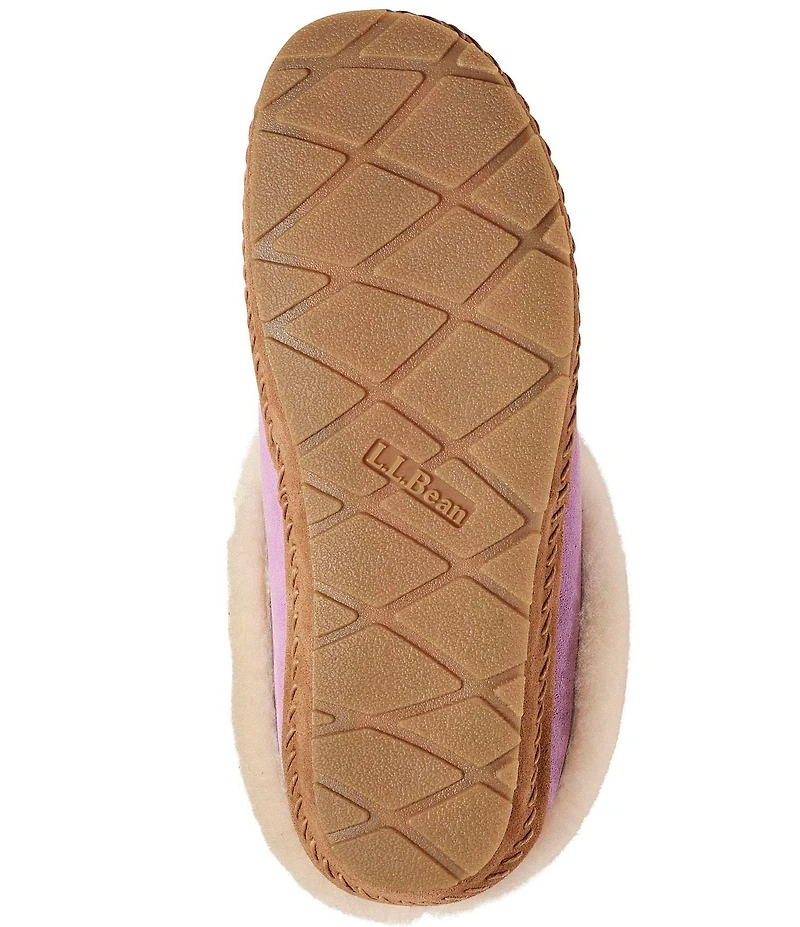 L.L.Bean Wicked Good Shearling Squam Lake Slippers
