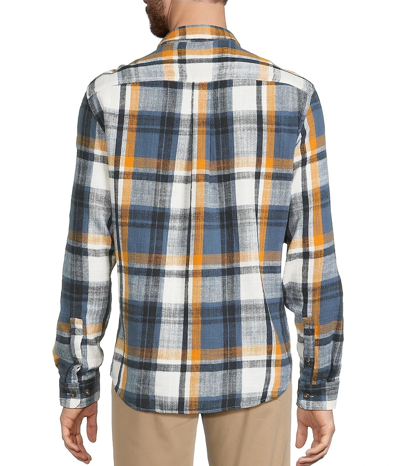 L.L.Bean 1912 Field Flannel Plaid Long Sleeve Woven Shirt