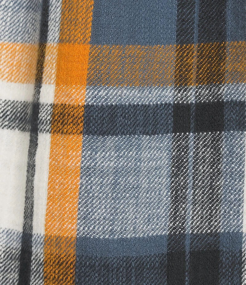 L.L.Bean 1912 Field Flannel Plaid Long Sleeve Woven Shirt