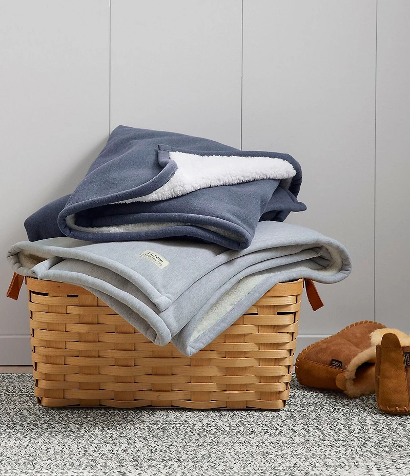 L.L.Bean 1912 Sweatshirt & Sherpa Throw