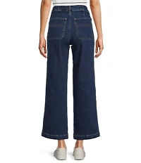 L.L.Bean 207 Vintage Stretch Twill Denim High Rise Wide Leg Jeans