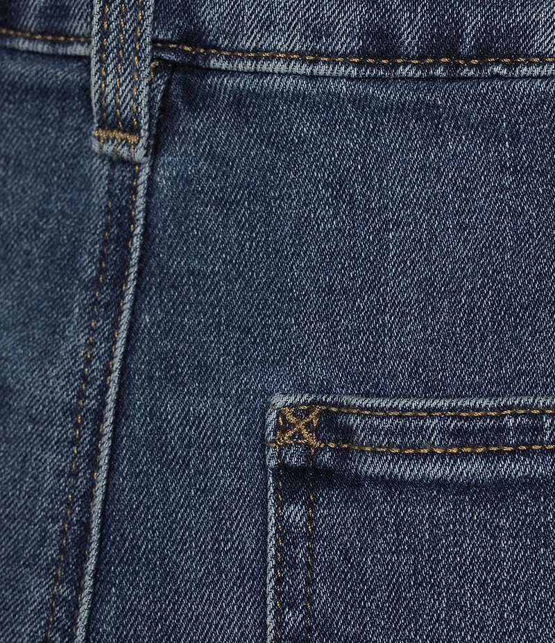 L.L.Bean 207 Vintage Stretch Twill Denim High Rise Wide Leg Jeans