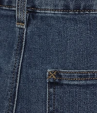 L.L.Bean 207 Vintage Stretch Twill Denim High Rise Wide Leg Jeans