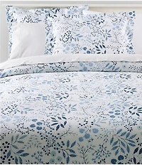 L.L.Bean 280-Thread-Count Pima Cotton Percale Floral Print Comforter