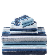 L.L.Bean Bean's Organic Striped Cotton Towel Set