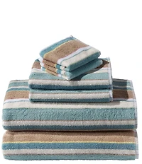 L.L.Bean Bean's Organic Striped Cotton Towel Set