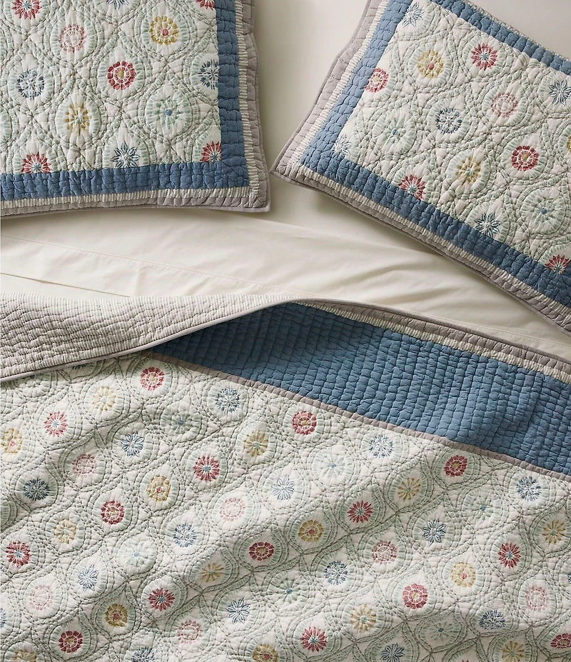 L.L.Bean Botanical Border Quilted Sham